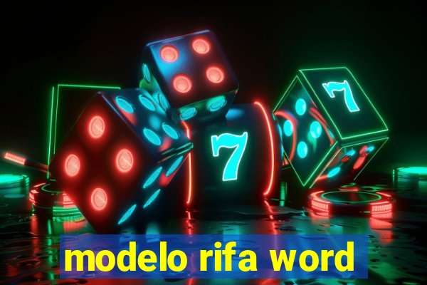 modelo rifa word